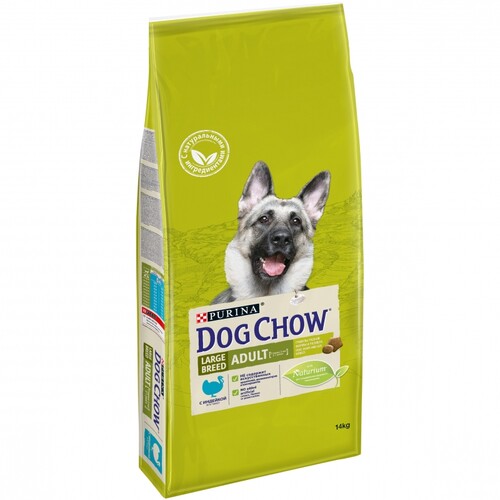 Dog chow индейка для крупных пород