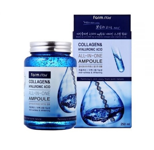 Farmstay All-In-One Collagen & Hyaluronic Acid Ampoule